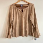 Notches NWT Vintage 90’s Suede Boho Western Blouse with Flared Sleeves size 1X Photo 1