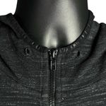 PINK - Victoria's Secret PINK by Victoria’s Secret Hoodie Small Black Heather Zip Up Logo Sweatshirt Photo 3