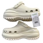 Crocs Bone Cream Mega Crush Clogs size Women's 8 Men's 6 Unisex NEW Tags Photo 2