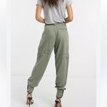 All Saints Khaki Green Paxton Trousers Photo 3