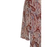 Skies Are Blue Women's Madison Paisley Dress Tiered Skirt 3/4 Sleeve Small NWT Photo 2