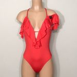 Kenneth Cole New. red swimsuit. Photo 4