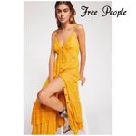 Free People Free Peo­ple Check Me Out Maxi Slip Sz XS Dress Photo 1