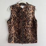 Jordan Y2K FUZZY CHEETAH PRINT VEST Photo 1