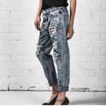 One Teaspoon NWT awesome baggies boyfriend jeans acid wash distressed size 30 Photo 3