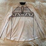 Women’s San Soleil UPF 50 White Long Sleeve Tennis Pullover size XL Photo 0