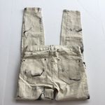 ZARA : MARBLE EFFECT PRINT WAXED PANTS SLIM JEANS Photo 6