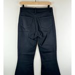 L'Agence Womens Jeans Black Denim Bell Flared Stretch Mid Rise Dark Wash Size 26 Photo 7