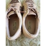 Vintage Havana Alexis Glitter Platform Sneakers Beige Women's‎ Size 9 Tan Photo 4