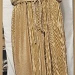 Cato Gold Pleated Romper Photo 1