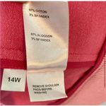 Doncaster Pink Pin Striped Jacket with Cinched Waist Large Photo 4