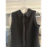 Vera Wang Simply  Dress Womens Size 12 Sleeveless Satin Trim Zip High Neck Shift‎ Photo 11