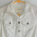 Jessica Simpson Junior’s Denim Jacket – White – Size XSmall Photo 2