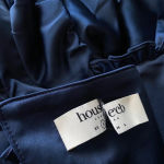 House Of CB  'Dana'‎ Navy Puff Sleeve Corset NWOT Photo 8