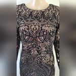 Betsy and Adam  Sequin Formal Sheath Dress  Size 4 Photo 4