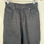 COS  Wide Crop 3/4 Large Straight Leg Black Jeans Size 24 Photo 2