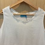 Fresh Produce Tank Sleeveless Cotton Blouse White Ruffle Size XXL Photo 1