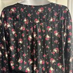 Torrid Black Floral Island Faux Button Pullover V-Neck Long Sleeve Bodysuit- 2X Photo 6