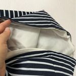 Ann Taylor Navy Blue White Striped Sheath Dress Womens 6 Cap Sleeve Preppy Mini Photo 6