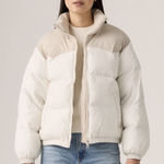 Levi's Levi’s Noe Western Puffer Jacket – Whisper White – Size XS – NWT Photo 0