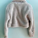 Forever 21 Teal Sherpa Cropped Jacket Photo 2