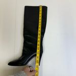 Gloria Vanderbilt Vintage Leather Boots – Size 6– Black High Heel Knee Boots Photo 8