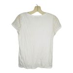 Nine West Nine‎ West White Shirt with Lace Sleeves Photo 4