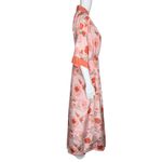 Contessa Di Roma Nightgown Womens Small Pink Floral Flower Bohemian Grandma Photo 2