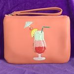 Old Navy FINAL MARKDOWN Ladies' NWOT Pink Leather-like Wristlet Photo 0