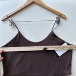 Nike Bodysuit Top Womens XXL Brown Cami High Leg Chill Knit Minimalist Sporty Photo 5