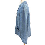 Gianni Bini Denim Jacket Size L Blue Photo 5