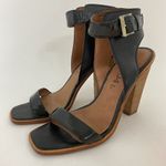 Anthropologie No 704b Almada Black Ankle Strap Patent Leather Size 39.5M Heels Photo 8