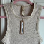 SKIMS  Cotton Rib Dress in Heather Oatmeal, Size X-Small Photo 3