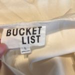 Solid white Jean jumpsuit Size L Photo 3