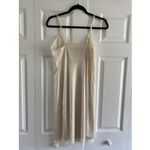 Vanity Fair Vintage Cream Tan Slip Dress Lace Hem Size 34 Feminine Babydoll Photo 4