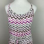 Best Society Maxi Dress M Multicolor Printed Racerback Sleeveless‎ Tie Size M Photo 1