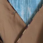 L'Agence Chiara Silk Twist Tank Top Brown Leopard Sleeveless Pleated XS New Photo 2