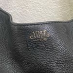 Vince Camuto “IKE” Black Soft Pebbled Leather Tote Double Handle Shoulder Bag Photo 10