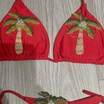 Wolfe Bay UK Bikini Red Size 10 Photo 2