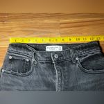 Abercrombie & Fitch  The 90's Straight Ultra High Rise Size 26/2s Black Washed Photo 4
