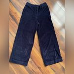 COS  Corduroy Wide Leg Navy Pants Size 8 Photo 1