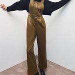 ZARA FAUX LEATHER JUMPSUIT Photo 2