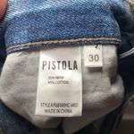 Pistola Baggy Straight Leg Jeans Medium Wash 90s High Rise Women's size 30 Photo 12