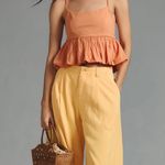 Maeve Ruffled Bubble-Hem Cropped Tank | Size XL Photo 3