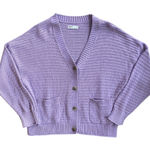 Sonoma  Lavender Purple Knit V-Neck Button Cardigan Size XXL Photo 0
