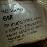 Betsey Johnson EUC Floral Rhinestone Sidny Platform Sneakers - size 6M Photo 6