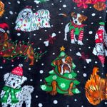 No Boundaries  Velvet Christmas Pants with Dogs Size XL Photo 1