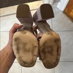 Sole Society Lilac Suede Block Heel Sandals Sz 7.5 Photo 5