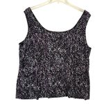Alex Evenings Black Tank Top Scoop Neckline Women’s XL Photo 2