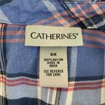 Catherines  Multicolor Plaid Button Front Shirt Photo 4